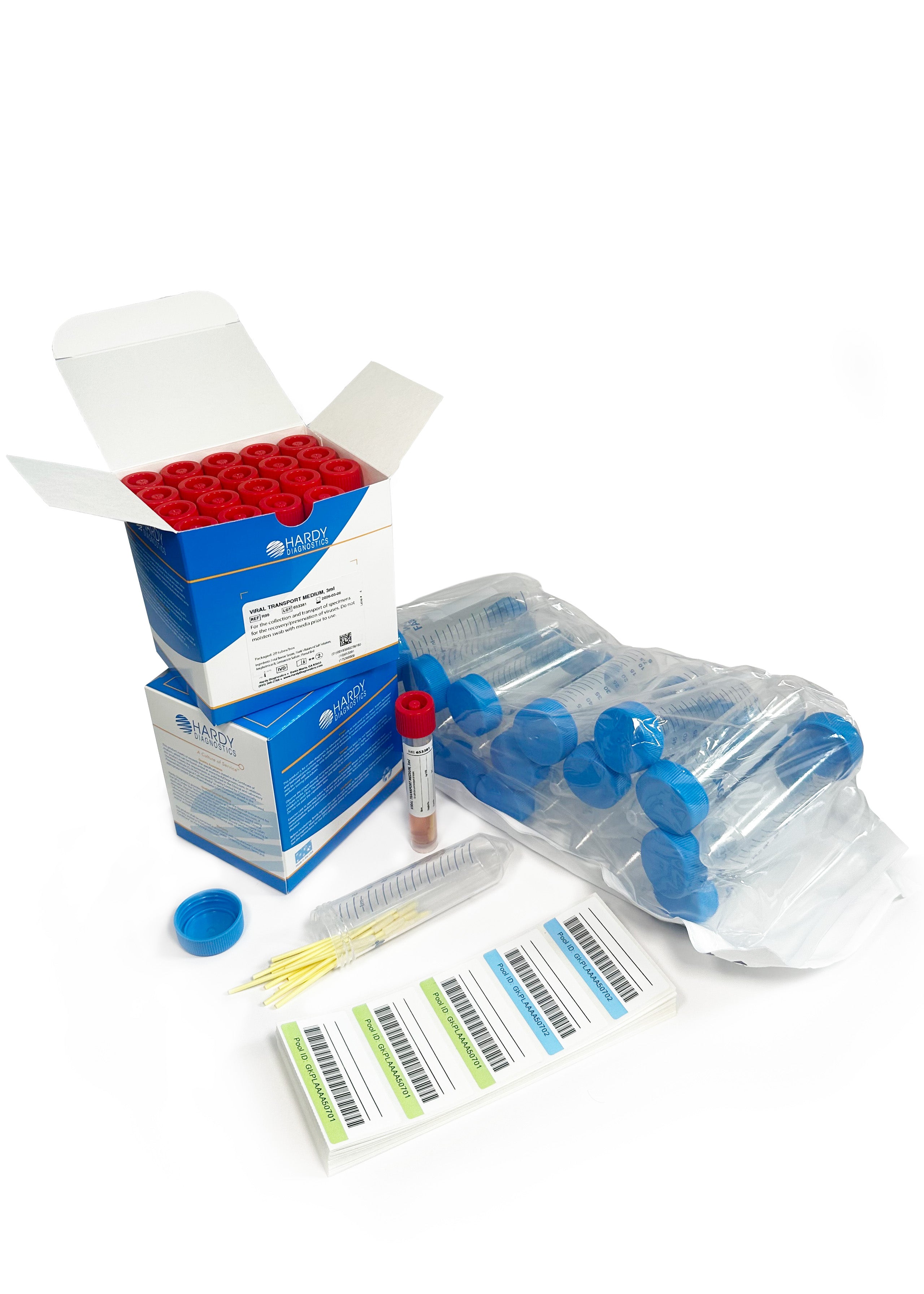 Double Collection Anterior Nares Nasal Swab Kit